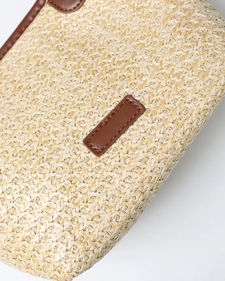 Rattan tote bag