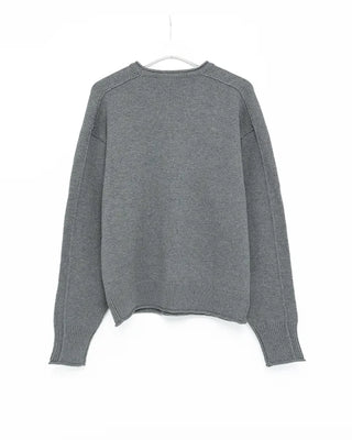 Waffle crop knit