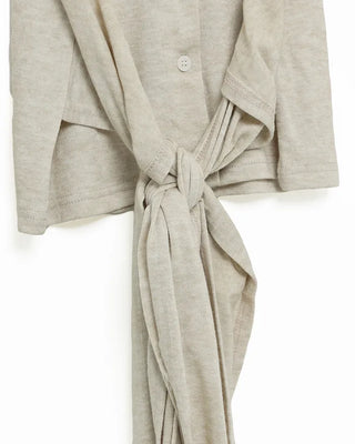 Cardigan set with wrap bustier