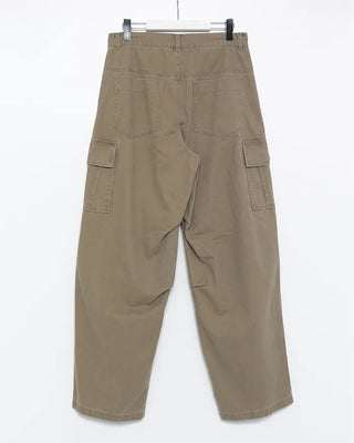 (Unisex) Vintage Wash Flap Cargo Pocket Pants