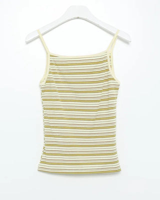 Striped slim camisole