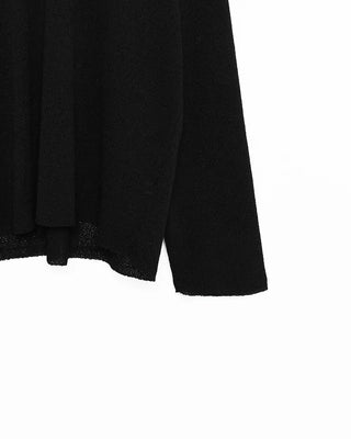 Sheer V-neck knit