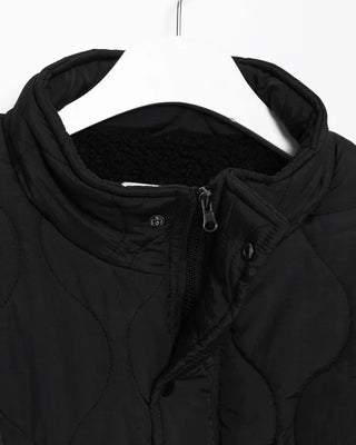 Wave quilted jacket