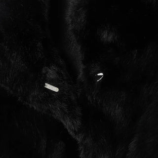 High-neck fur jacket