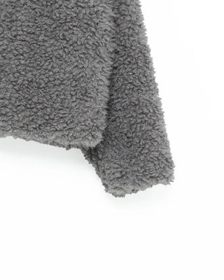 Color Two-Button Point Fur Jacket