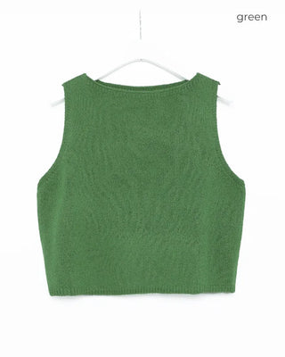 Simple knit vest