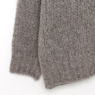 Alpaca wool parka knit