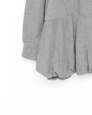 Peplum hoodie dress