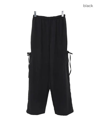 Side-ribbon cargo pants