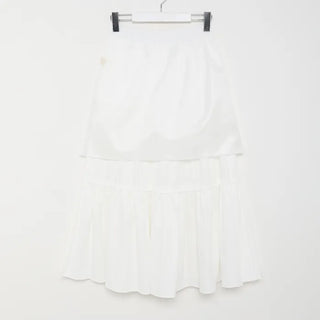 Tiered elastic skirt