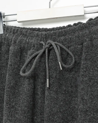 Drawstring wide sweatpants