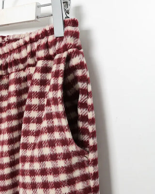 Checkered Pants with Waistband