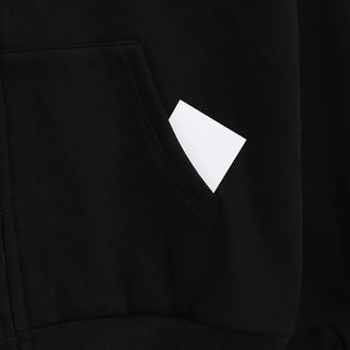 Lettering Hooded Zip-Up