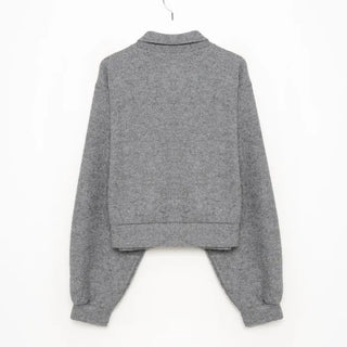 Balloon sleeve cardigan