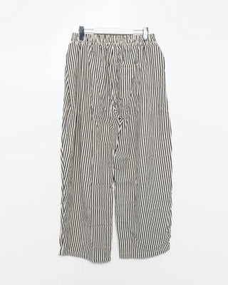 Striped pants with string waistband