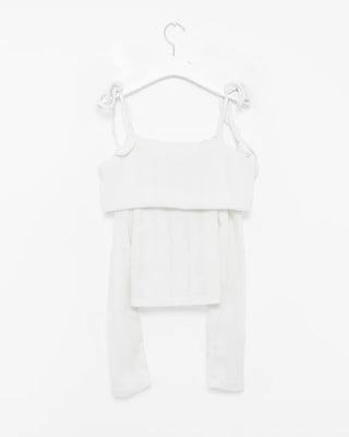 Ribbon Off-Shoulder Knit