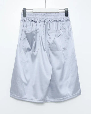 Lace satin Bermuda trunk pants