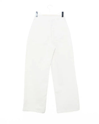 Cotton wide-leg pants
