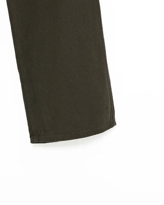 Cotton pants with back button detail