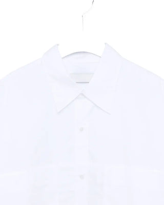 Pocket Loose Fit Crop Shirt