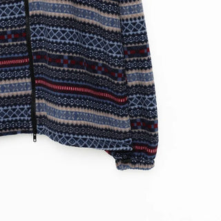 (Unisex) Ethnic Pattern Fleece Hoodie