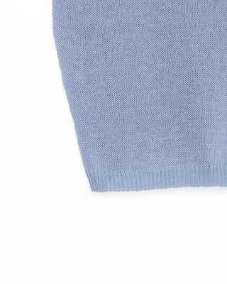Boat neck sleeveless knit