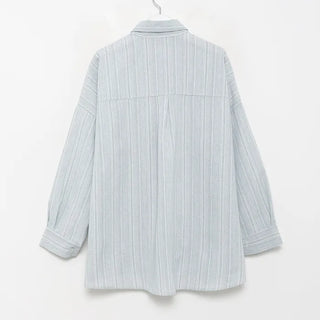 Daily Stripe Oversized Shirt