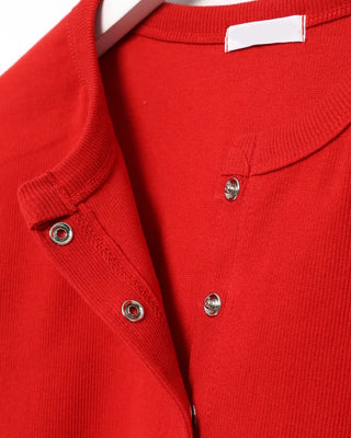 Ribbed snap-button cardigan