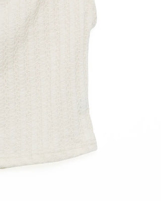 Knit halter neck gathered camisole