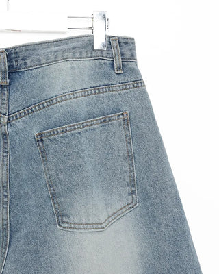 Denim Wash Bermuda Shorts