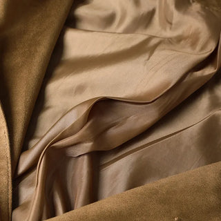 Loose-fit suede jacket