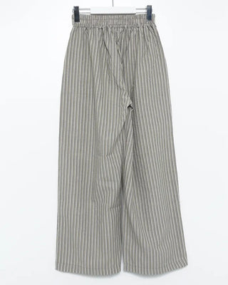 Striped Wrinkle Wide Easy Pants