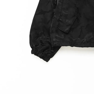 (Unisex) Camouflage Hooded Windbreaker