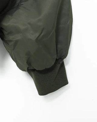 Stand-up neck flap unique pocket bomber jumper