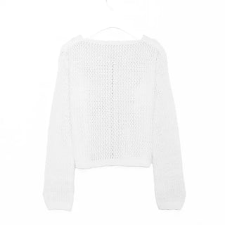 Double zip-up knit cardigan