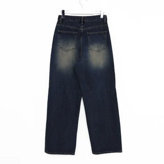 Vintage Washed Wide Denim Pants