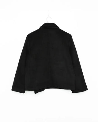 Double-collar short coat