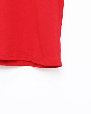 Lettering Cropped Short Sleeve T-Shirt