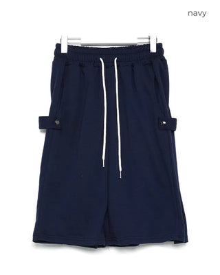 Adjustable Flare Bermuda Sweatpants