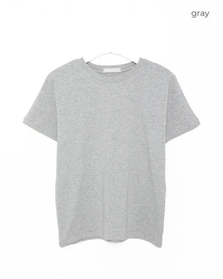 Round neck half-sleeve T-shirt