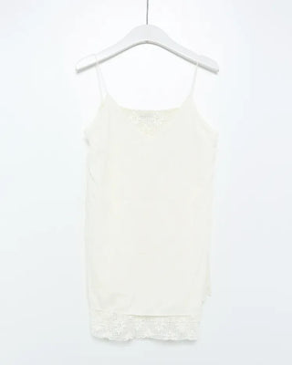 Flower Crochet Camisole Mini Dress