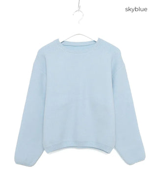 Oversized Round Neck Knit