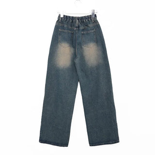 Vintage Wash Wide Denim