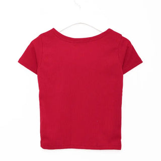 Square Rib Short-Sleeve T-Shirt