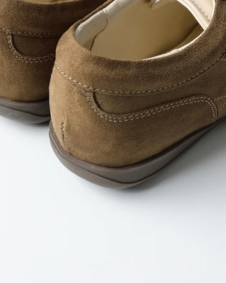 Suede round sneakers
