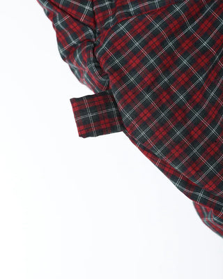 Tartan check one-shoulder hobo bag