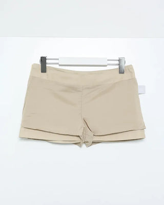 Low-waisted mini skirt