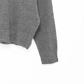 Oversized Boucle Hooded Knit