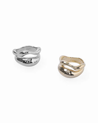 Two-tone Bold Ring