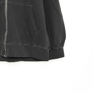(Unisex) Pigment Line Point Hooded Zip-Up